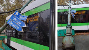 Circulația tramvaielor pe liniile 7, 27, 32 și 47 este blocată la Unirii, după ce un stâlp de iluminat a căzut pe un tramvai. Autoritățile lucrează pentru a elibera zona și a restabili traficul. Nu s-au înregistrat victime.